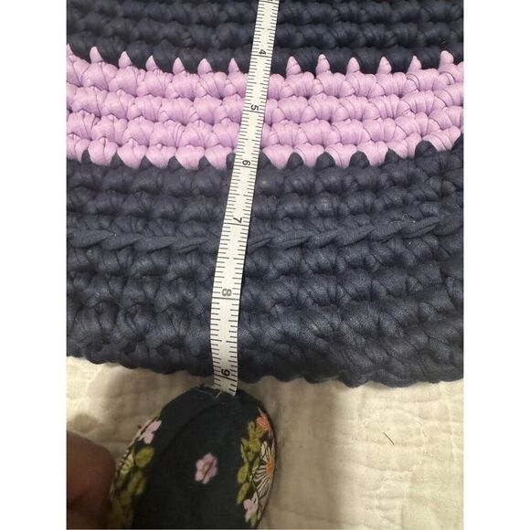 Crotche small bag blue light purple - Picture 4 of 5